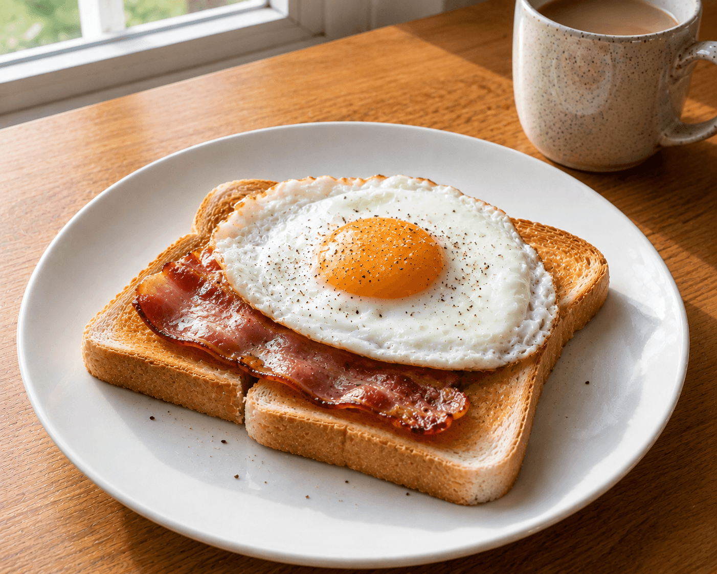 Bacon & Egg Toast