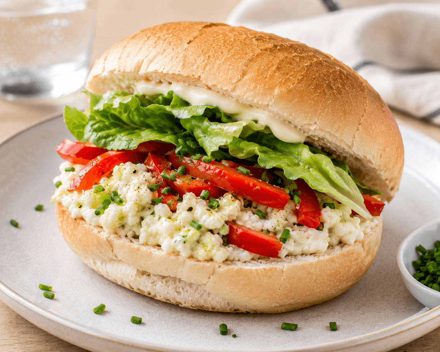 Egg & Herb Breakfast Sandwich
