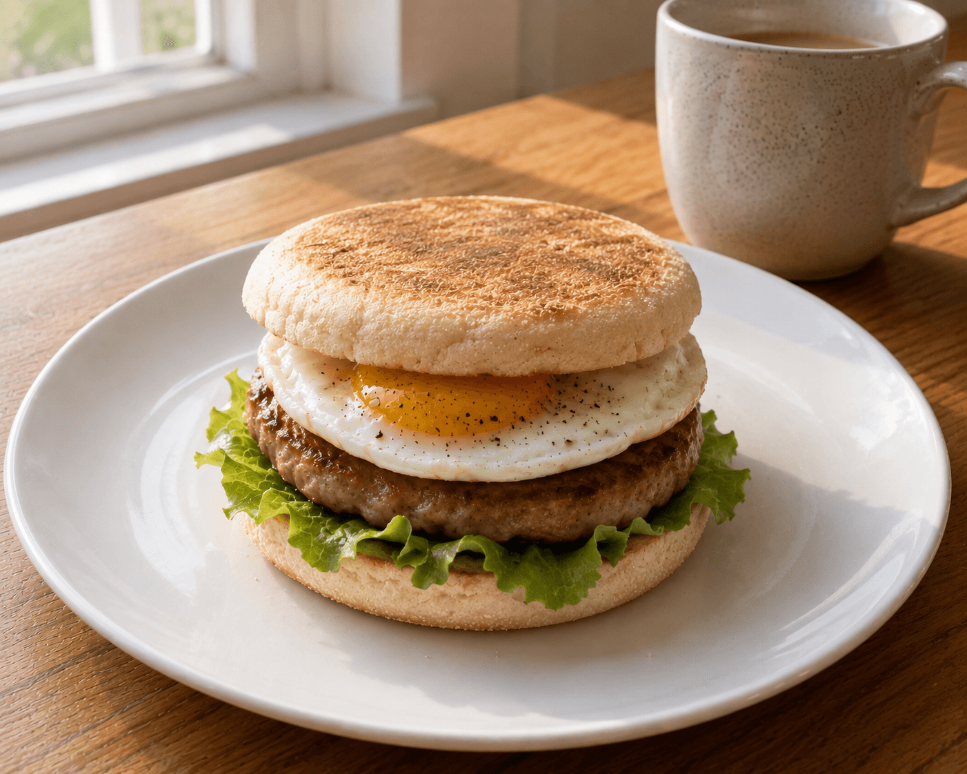 Sausage & Egg Breakfast Muffin