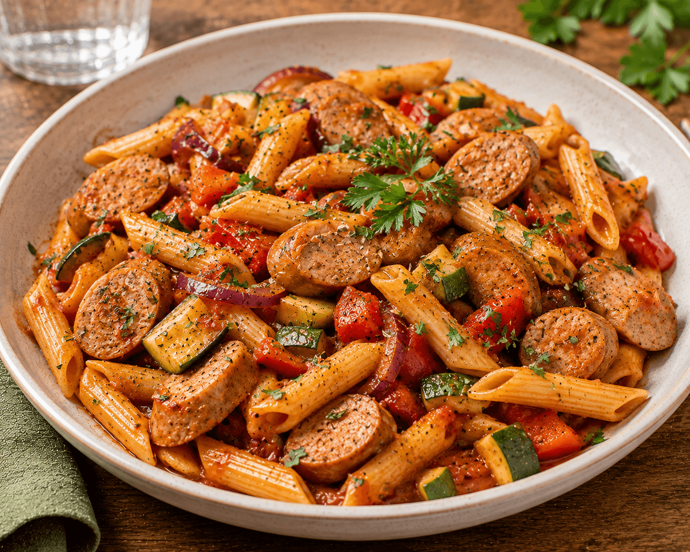 Sausage & Tomato Pasta